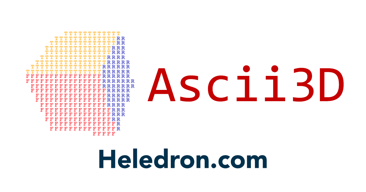 Ascii 3D